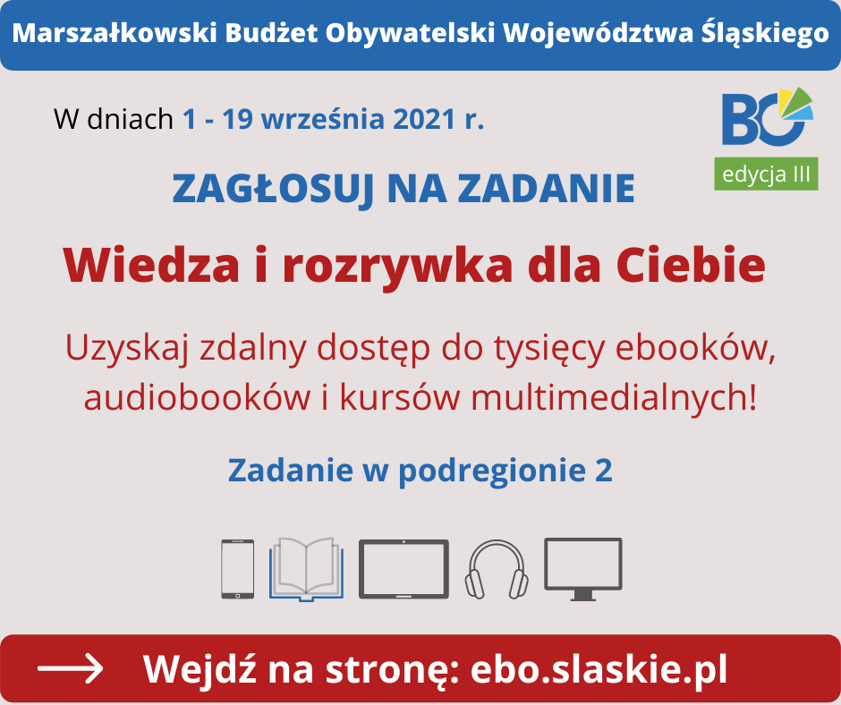 marszałkowski Budżet Obywatelski 2021 - ulotka informacyjna