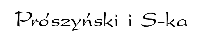 logo wydawnictwa Prószyński i S-ka