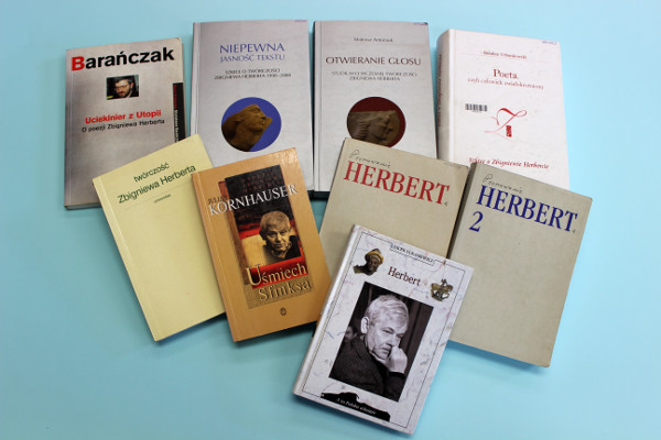 Książki dotyczące życia i twórczości Zbigniewa Herberta