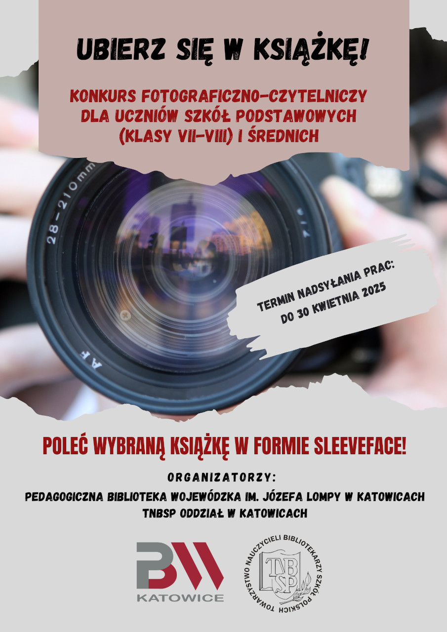 Plakat trzeciej edycji konkursu Ubierz się w książkę