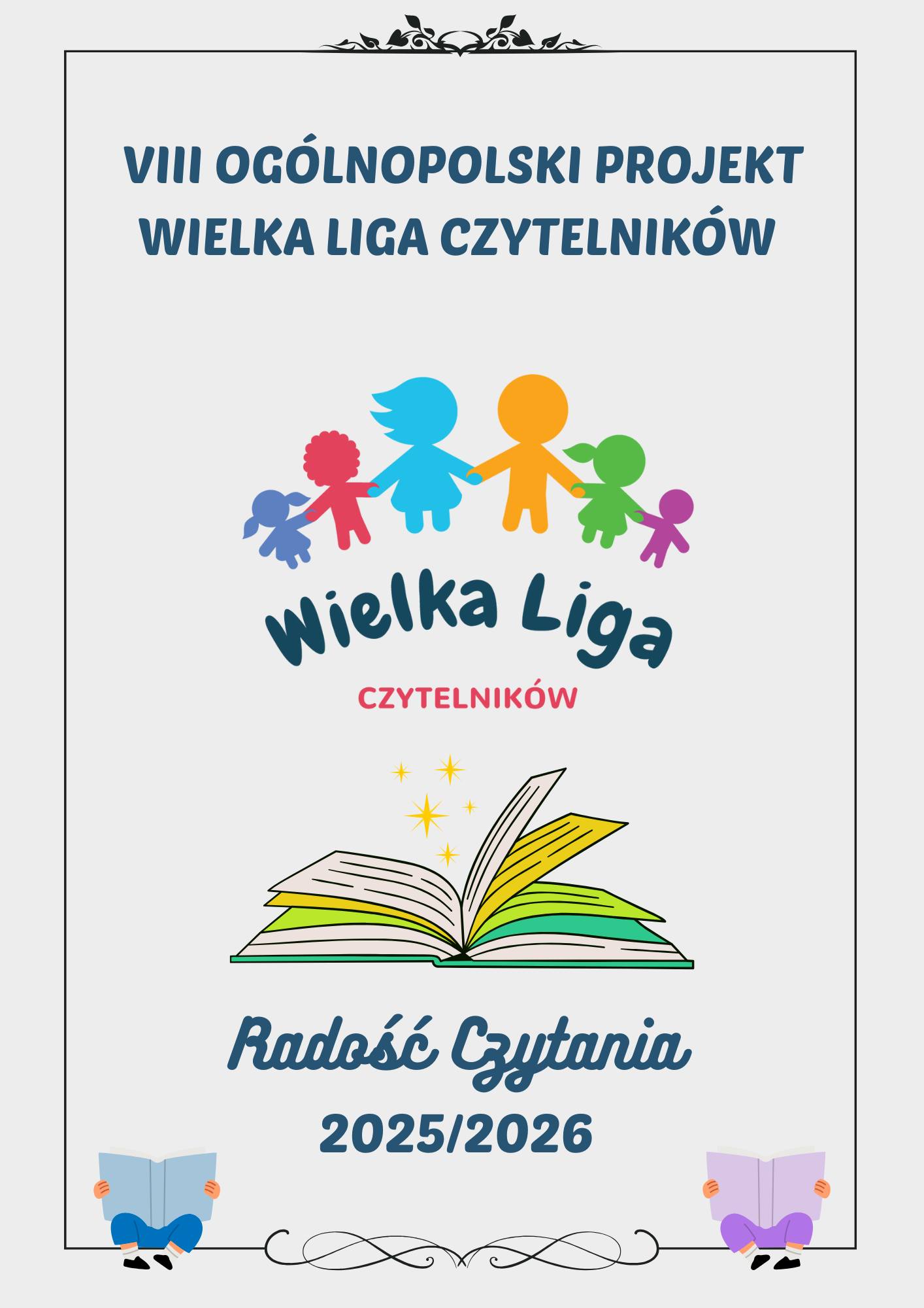 Wielka Liga Czytelników plakat